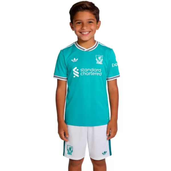 Kids Liverpool Third Jersey Kit 2025/26 - minejerseys