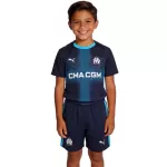Kids Marseille Away Jersey Kit 2025/26 - minejerseys