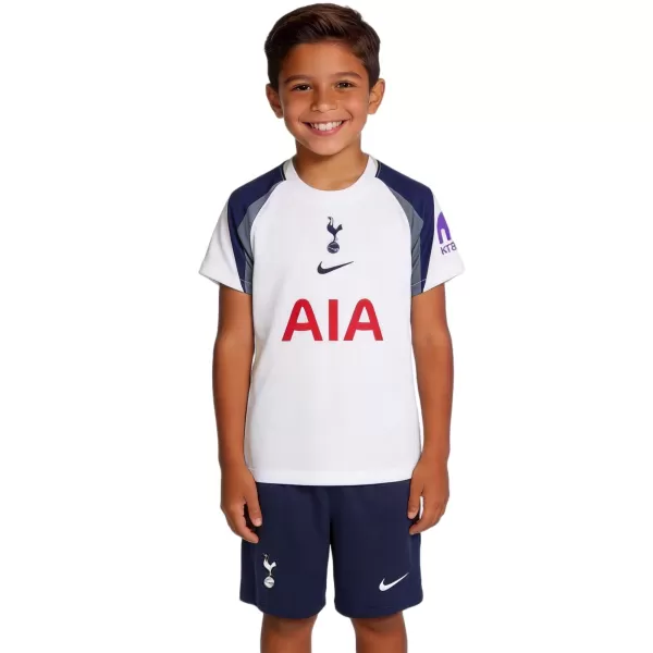 Kids Tottenham Hotspur Home Jersey Kit 2025/26 - minejerseys