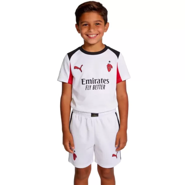 Kids AC Milan Away Jersey Kit 2025/26 - minejerseys