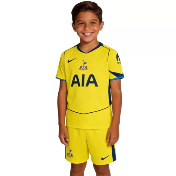 Kids Tottenham Hotspur Third Jersey Kit 2025/26 - minejerseys
