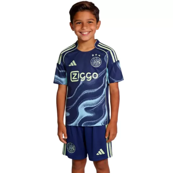 Kids Ajax Away Jersey Kit 2025/26 - minejerseys