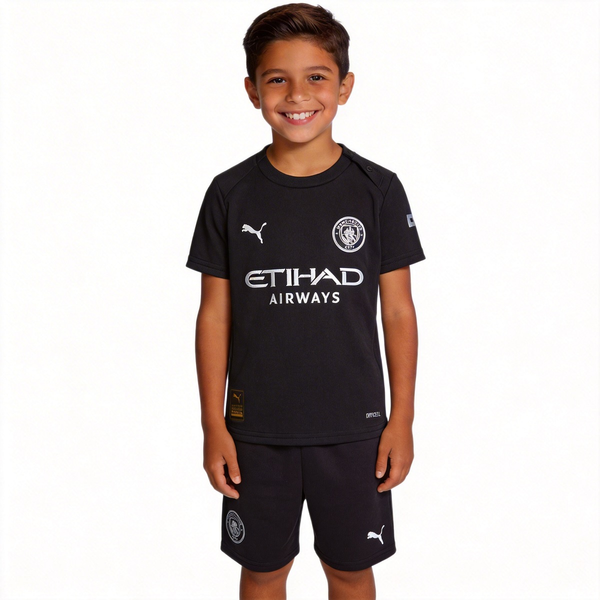 Kids Manchester City Away Jersey Kit 2025/26