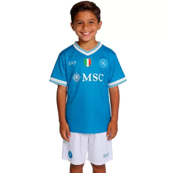 Kids Napoli Home Jersey Kit 2025/26 - minejerseys