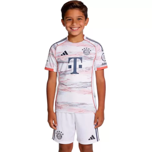 Kids Bayern Munich Away Jersey Kit 2025/26 - minejerseys