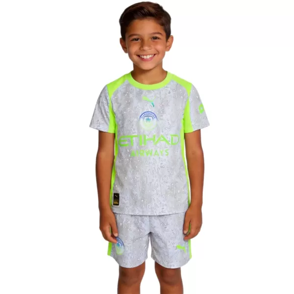 Kids Manchester City Third Jersey Kit 2025/26 - minejerseys