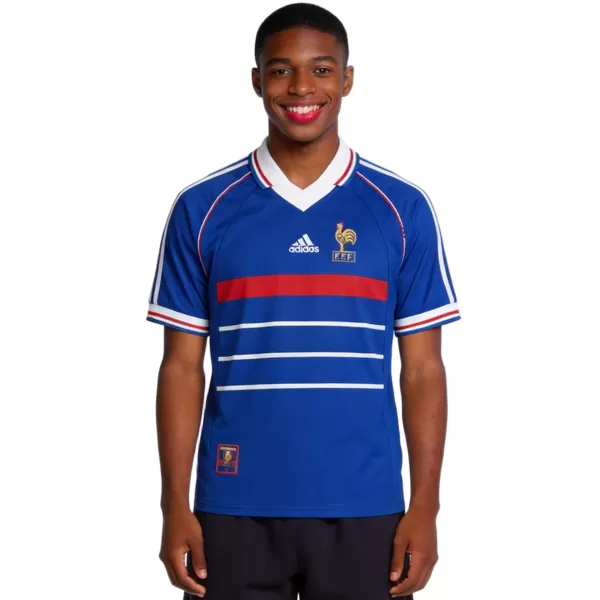 Retro France Home Jersey World Cup 1998 - minejerseys