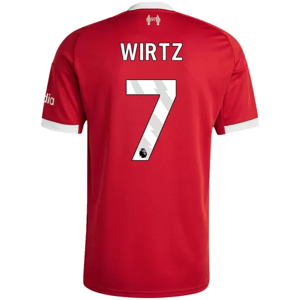 WIRTZ #7 Liverpool Home Jersey 2025/26 - minejerseys