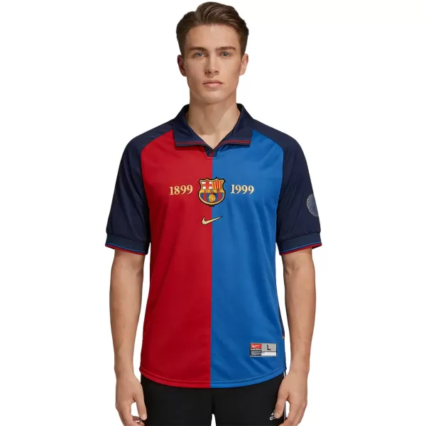 Retro Barcelona 100-Yeas Anniversary Home Jersey 1999/00 - minejerseys