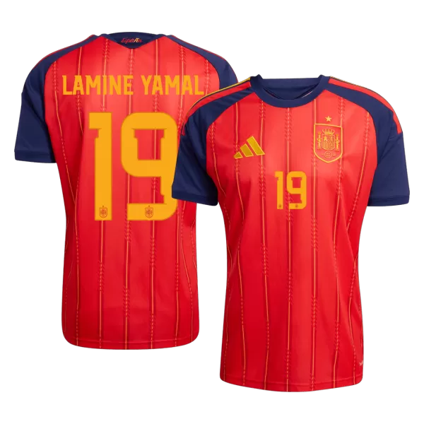 LAMINE YAMAL #19 Spain Home Jersey 2025/26 - [Super Replica] - minejerseys