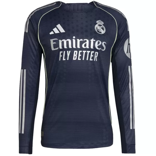 Real Madrid Away Long Sleeve Match Jersey Player Version 2025/26 - minejerseys