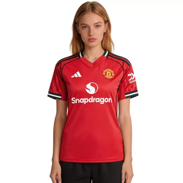 Women's Manchester United Home Jersey 2025/26 - minejerseys
