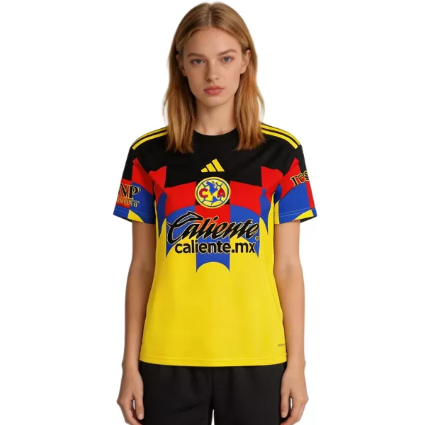 Women's Club America Home Jersey 2025/26 - minejerseys