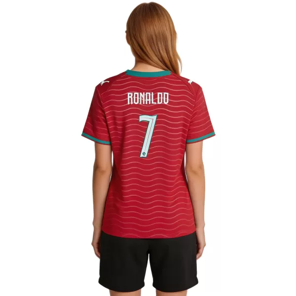 Ronaldo #7 Women's Portugal Home Jersey World Cup 2026 - minejerseys