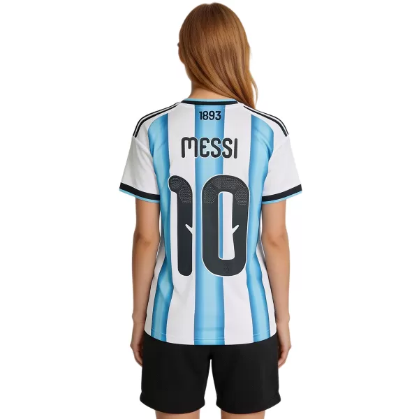 Messi #10 Women's Argentina Home Jersey World Cup 2026 - minejerseys