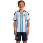 Kids Argentina Home Jersey Kit World Cup 2026 - minejerseys