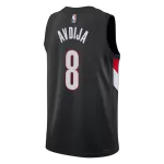 Unisex Portland Trail Blazers AVDIJA #8 Black Swingman Jersey 2025/26 - Icon Edition - minejerseys