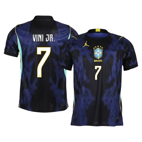 VINI JR. #7 Brazil Away Match Jersey Player Version 2025/26 - minejerseys