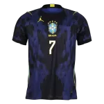 VINI JR. #7 Brazil Away Match Jersey Player Version 2025/26 - minejerseys