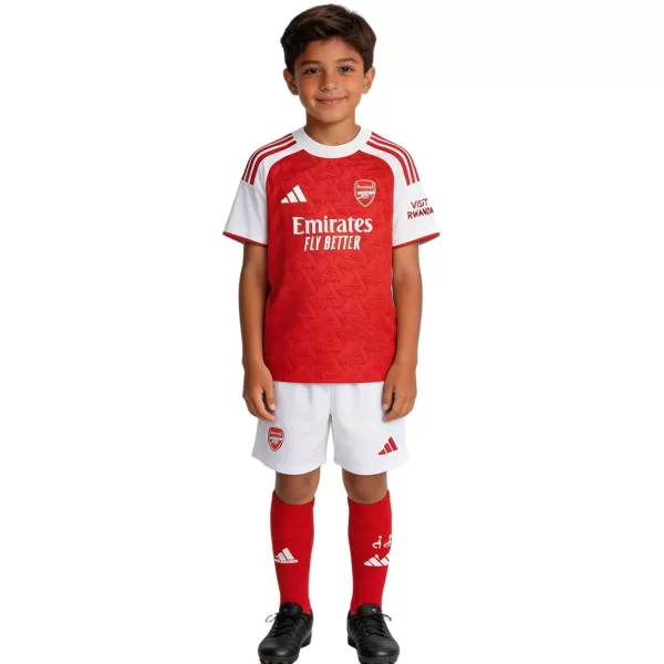 Kids Arsenal Home Jersey Full Kit 2025/26 - minejerseys