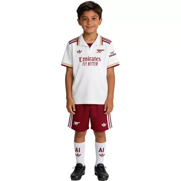 Kids Arsenal Third Jersey Full Kit 2025/26 - minejerseys