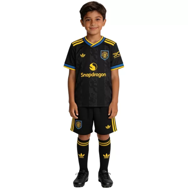 Kids Manchester United Third Jersey Full Kit 2025/26 - minejerseys