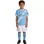 Kids Manchester City Home Jersey Full Kit 2025/26 - minejerseys