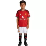 Kids Manchester United Home Jersey Full Kit 2025/26 - minejerseys