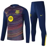 Barcelona Zipper Sweatshirt Kit(Top+Pants) Colorful 2025/26 - minejerseys