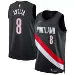 Unisex Portland Trail Blazers AVDIJA #8 Black Swingman Jersey 2025/26 - Icon Edition - minejerseys