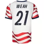 Weah #21 USMNT Home Jersey World Cup 2026 - minejerseys