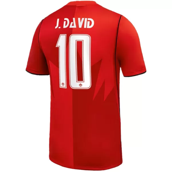 J. DAVID #10 Canada Home Jersey World Cup 2026 - minejerseys
