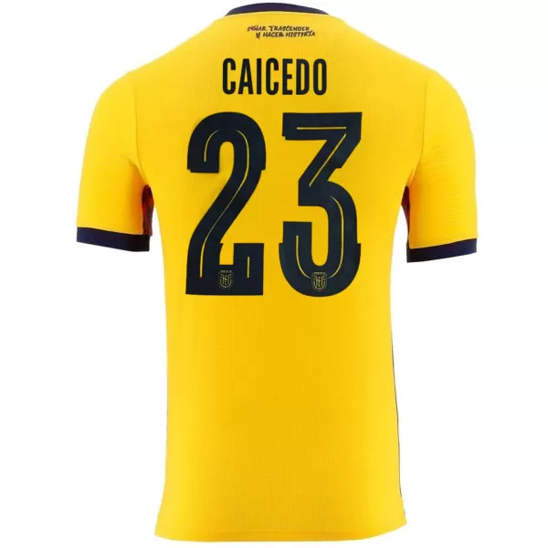 Caicedo #23 Ecuador Home Jersey World Cup 2026 - minejerseys