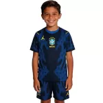 Kids Brazil Away Jersey Kit World Cup 2026 - minejerseys