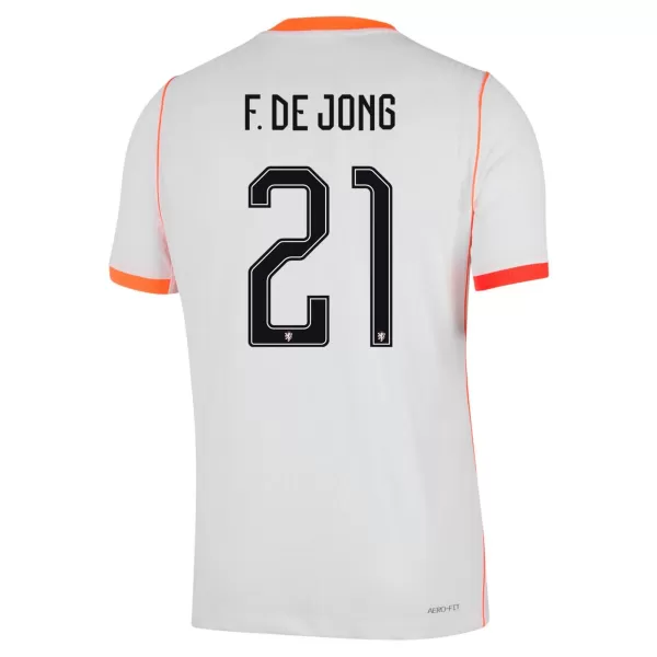 F.DE JONG #21 Netherlands Away Match Jersey Player Version World Cup 2026 - minejerseys