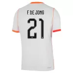 F.DE JONG #21 Netherlands Away Match Jersey Player Version World Cup 2026 - minejerseys