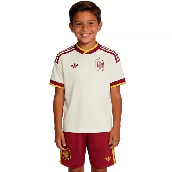 Kids Spain Away Jersey Kit World Cup 2026 - minejerseys