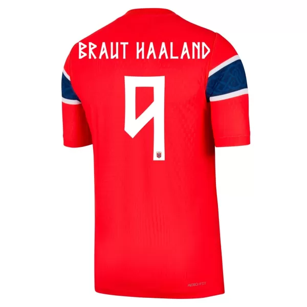 BRAUT HAALAND #9 Norway Home Match Jersey Player Version World Cup 2026 - minejerseys