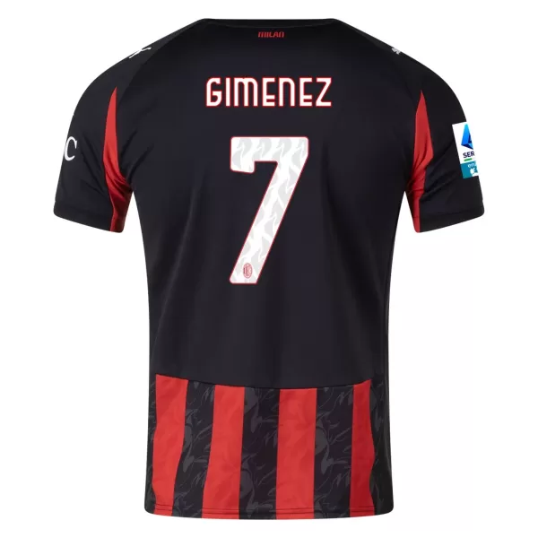 Gimenez #7 AC Milan Home Jersey 2025/26 - [Super Replica] - minejerseys