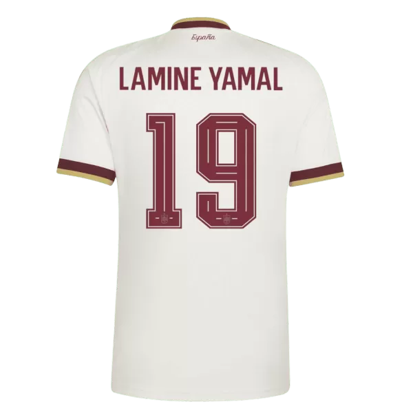 LAMINE YAMAL #19 Spain Away Jersey 2025/26 - minejerseys