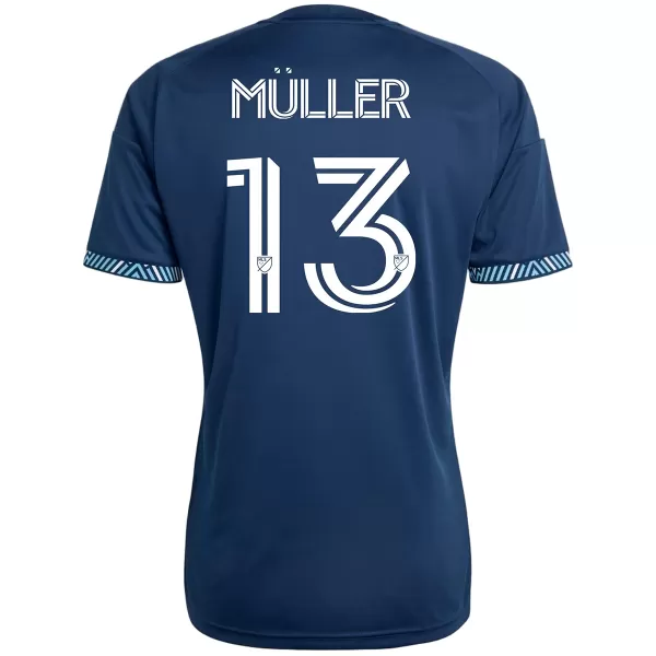 MÜLLER #13 Vancouver Whitecaps Away The Coastal Jersey 2026 - minejerseys