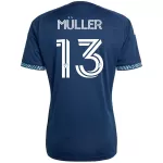MÜLLER #13 Vancouver Whitecaps Away The Coastal Jersey 2026 - minejerseys