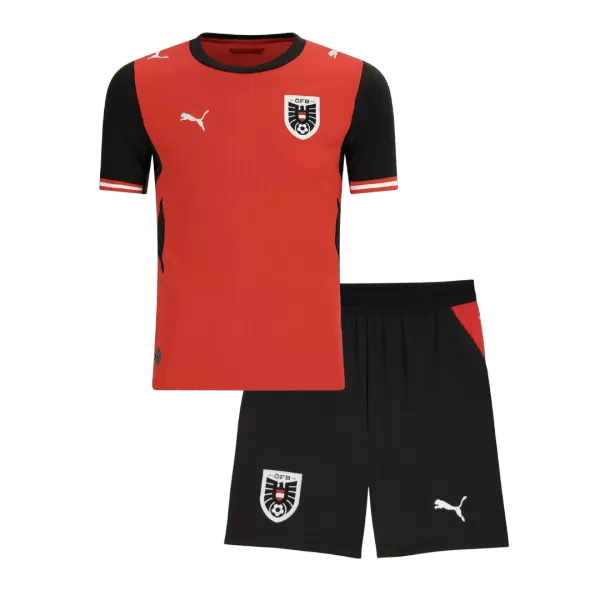 Kids Austria Home Jersey Kit 2026 - minejerseys