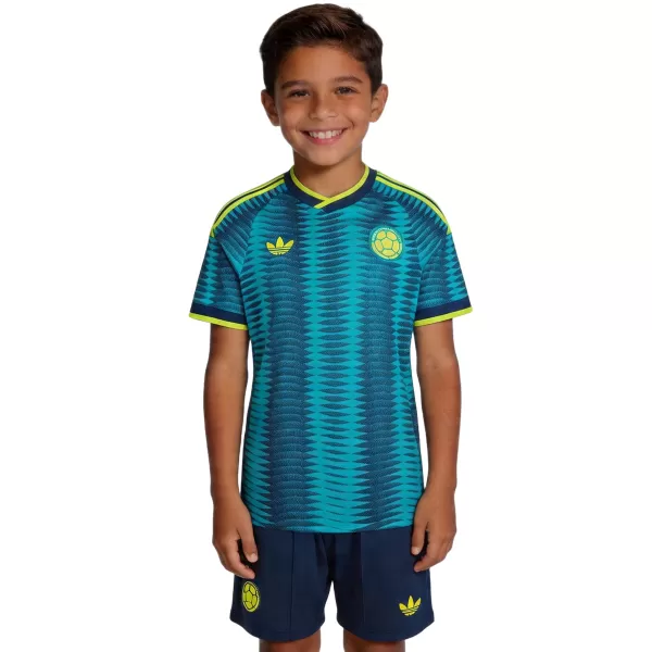 Kids Colombia Away Jersey Kit World Cup 2026 - minejerseys