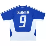 CHARISTEAS #9 Retro Greece Home Jersey Euro Cup 2004 - minejerseys