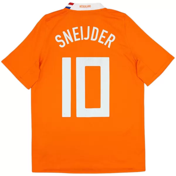 SNEIJDER #10 Retro Netherlands Home Jersey Euro 2008 - minejerseys