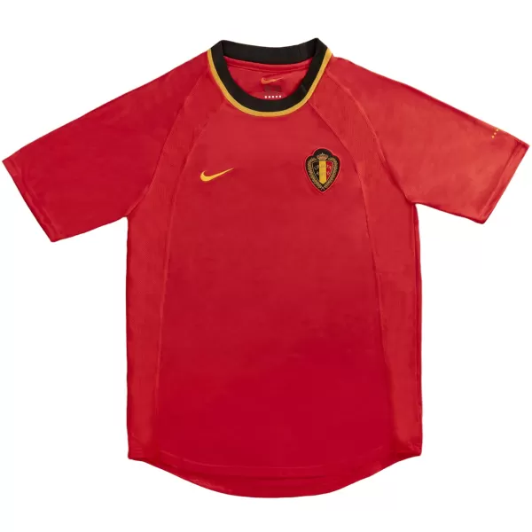 Retro Belgium Home Jersey Euro 2000 - minejerseys