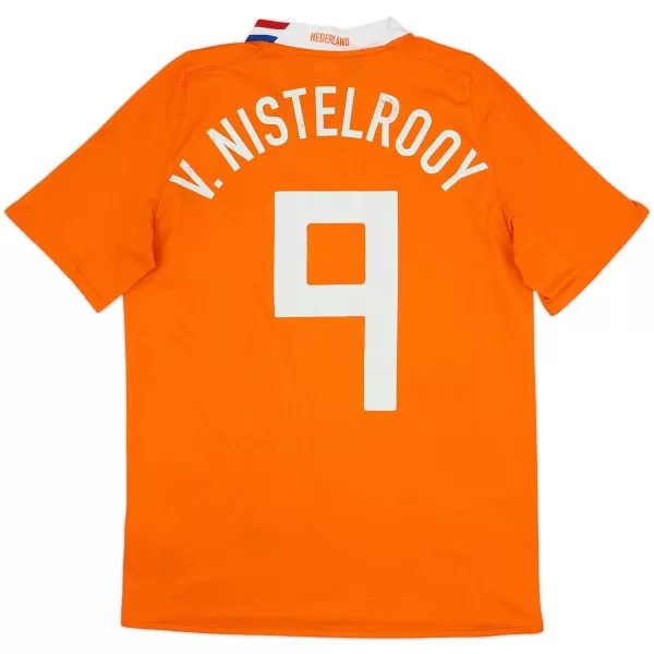 V. NISTELROOY #9 Retro Netherlands Home Jersey Euro 2008 - minejerseys