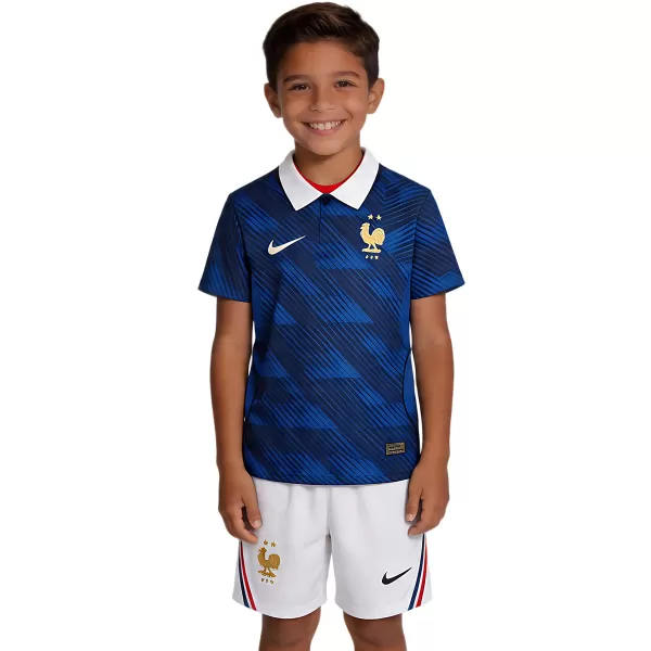 Kids France Home Jersey Kit World Cup 2026 - minejerseys