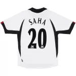 Saha #20 Retro Fulham Home Jersey 2001/02 - minejerseys